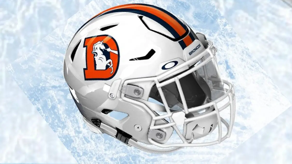 Nuevo casco de los Broncos de Denver